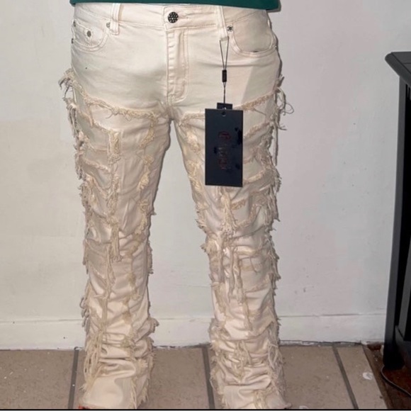 Guapi Stacked Denim Jeans - Picture 2 of 2